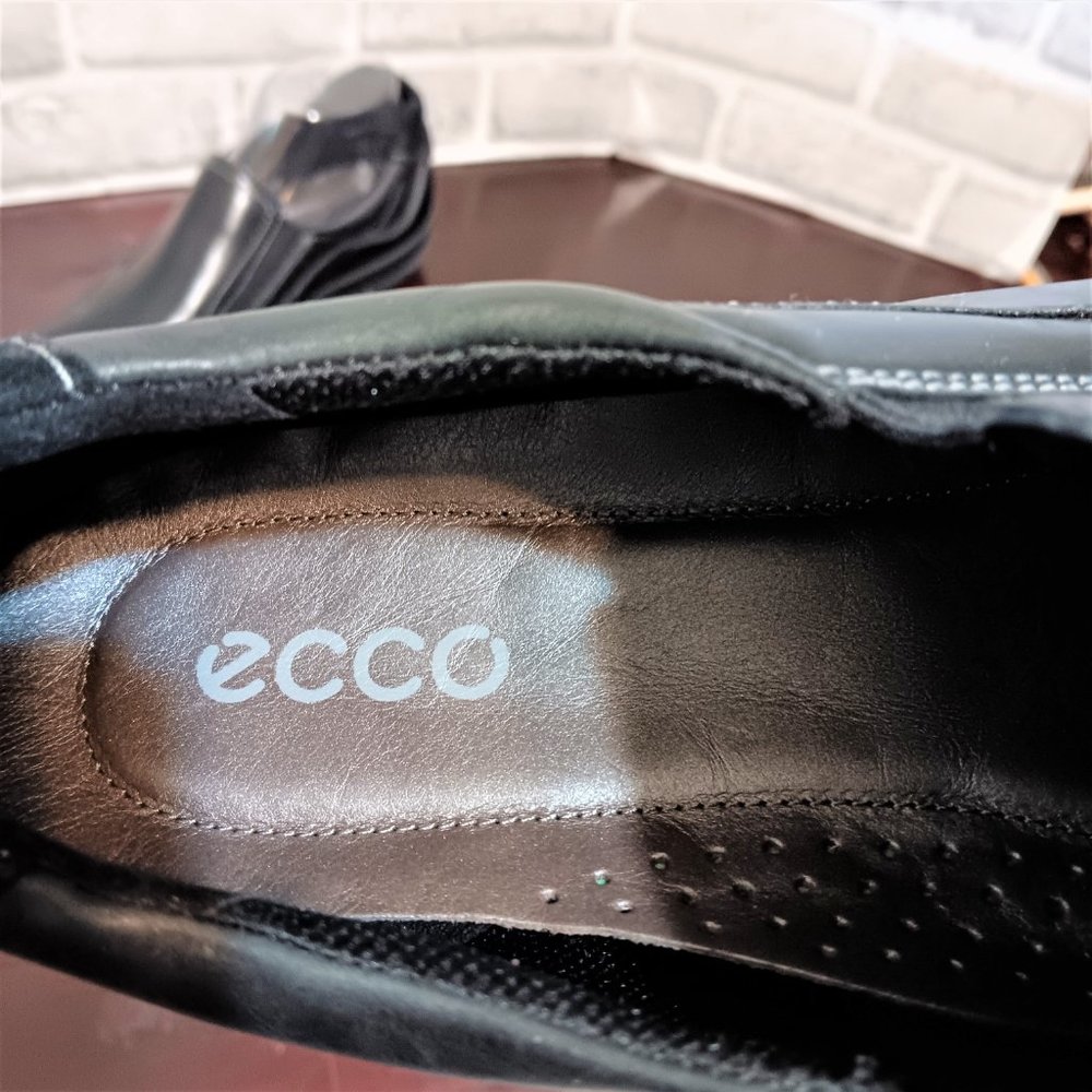 ecco Sartorelle Shape 35 Ankle Boot ankle Black Leather Bootie sz 12 T5030642 - Picture 8 of 12